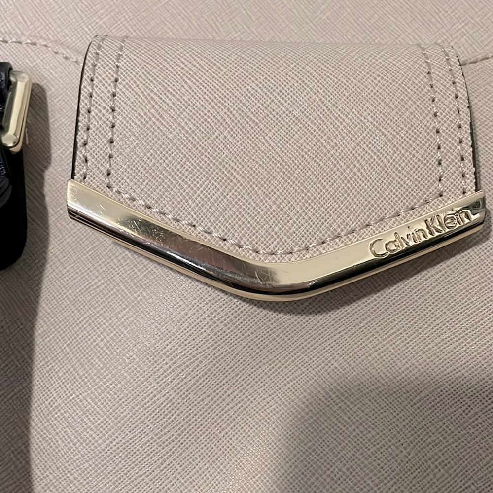 Calvin Klein Saffino Leather Tote - Picture 4 of 10